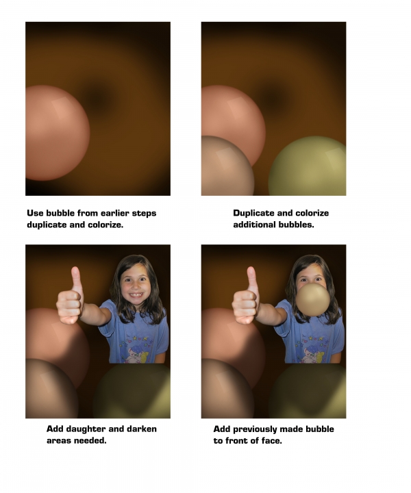 Creation of BubbleMeat Gum: Step 4